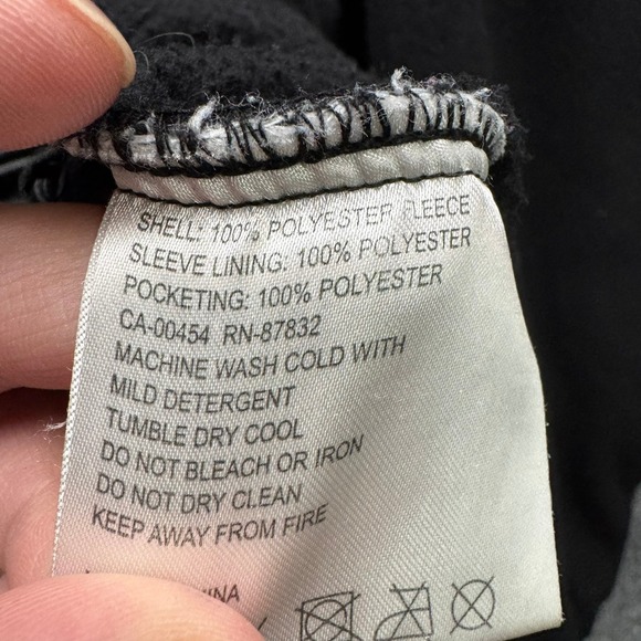 Viking Tempest II Fleece Jacket Men's 2XL Black Full Zip Tri-Zone Outdoor Work - Picture 9 of 14